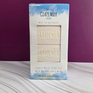 The Natural Goats Milk Company Soap Set Unisex 8 Pack 200g Bars Australian Made‎
